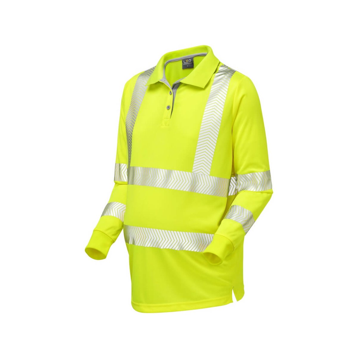 Leo Workwear PM08Y Yarnacott Maternity Coolviz Plus Hi Vis Long Sleeve